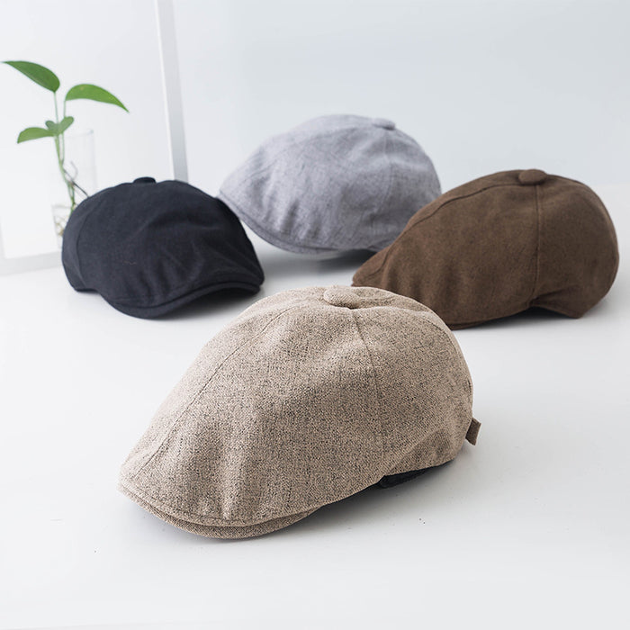 Jewelry WholesaleWholesale Cotton Linen Thin Beret JDC-FH-Muxia004 Fashionhat 沐夏 %variant_option1% %variant_option2% %variant_option3%  Factory Price JoyasDeChina Joyas De China