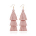 Jewelry WholesaleWholesale boho cotton thread multilayer tassel earrings MOQ≥2 JDC-ES-JM006 Earrings 杰米 %variant_option1% %variant_option2% %variant_option3%  Factory Price JoyasDeChina Joyas De China