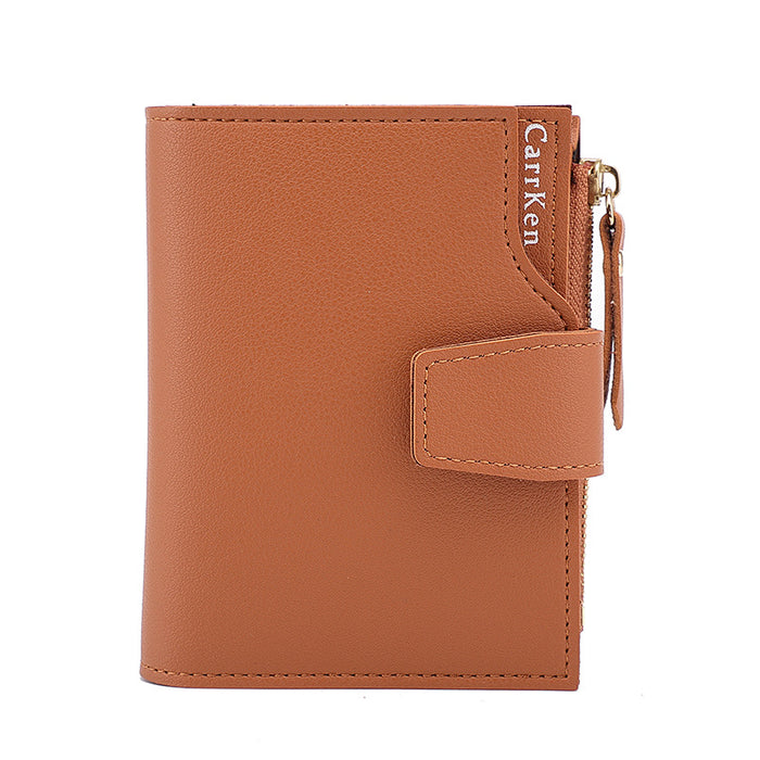 Jewelry WholesaleWholesale Short Zipper Card Holder Multifunctional Trifold Wallet JDC--WT-ZhaoP002 Wallet 朝飘 %variant_option1% %variant_option2% %variant_option3%  Factory Price JoyasDeChina Joyas De China