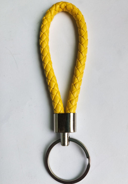 Jewelry WholesaleWholesale Braided Leather Rope Metal  Lanyard KeyChain MOQ≥2 JDC-KC-HuaY001 Keychains 华耀 %variant_option1% %variant_option2% %variant_option3%  Factory Price JoyasDeChina Joyas De China