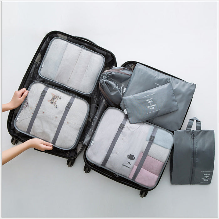 Wholesale Oxford Cloth Travel Storage Bags 7 Pcs/Set JDC-SB-HAO001