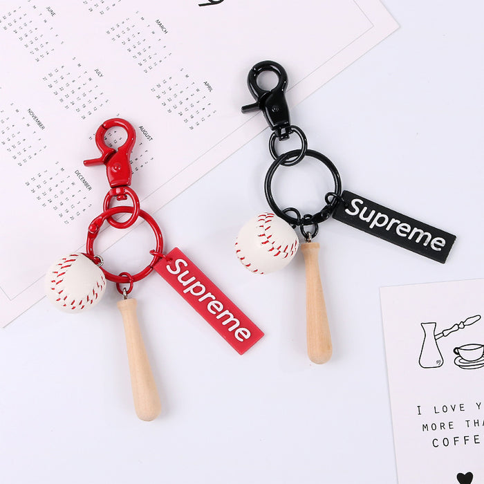 Jewelry WholesaleWholesale Baseball Leather Metal Keychain MOQ≥2 JDC-KC-YiHan007 Keychains 伊菡 %variant_option1% %variant_option2% %variant_option3%  Factory Price JoyasDeChina Joyas De China