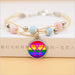 Jewelry WholesaleWholesale LGBT Rainbow Logo Gay Bracelet Ceramic Handmade Bracelet Gay Pride JDC-BT-FanT005 Bracelet 芳拓 %variant_option1% %variant_option2% %variant_option3%  Factory Price JoyasDeChina Joyas De China