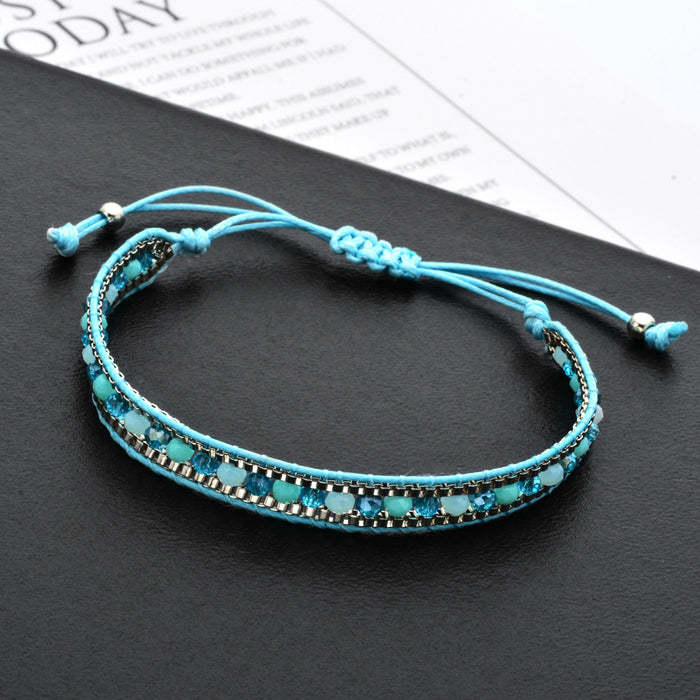 Wholesale hand woven bracelet vintage ethnic style jewelry JDC-BT-ZheQ017