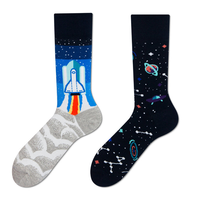 Wholesale personality cartoon ab tide socks sports long tube cotton socks MOQ≥12 JDC-SK-AChuan001