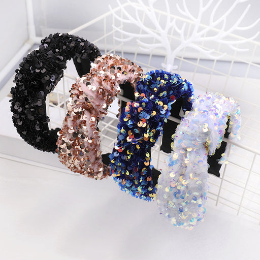 Jewelry WholesaleWholesale Sequin Fish Scale Hair Hoop Girls Boutique Hair Accessories JDC-HD-MIs004 Headband 蜜舍 %variant_option1% %variant_option2% %variant_option3%  Factory Price JoyasDeChina Joyas De China