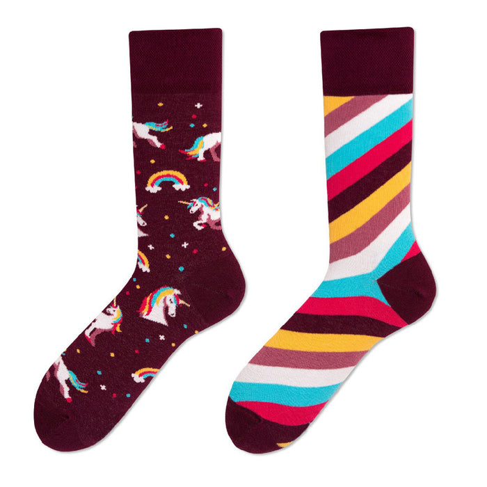 Wholesale personality cartoon ab tide socks sports long tube cotton socks MOQ≥12 JDC-SK-AChuan001