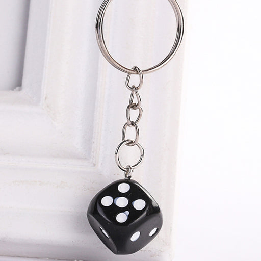 Jewelry WholesaleWholesale hot selling resin color dice KeyChain Pendant JDC-KC-WuoD012 Keychains 沃铎 %variant_option1% %variant_option2% %variant_option3%  Factory Price JoyasDeChina Joyas De China