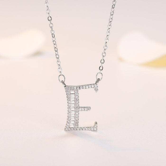 Wholesale Silver 26 Letter Necklace JDC-NE-QLX022