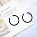 Jewelry WholesaleWholesale Acetate Hoop C-Shaped Earrings JDC-ES-XNuo015 Earrings 协诺 %variant_option1% %variant_option2% %variant_option3%  Factory Price JoyasDeChina Joyas De China