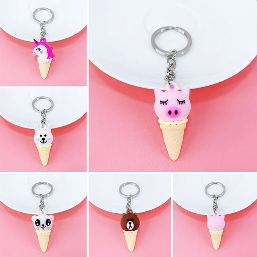 Jewelry WholesaleWholesale cartoon animal ice cream alloy keychain MOQ≥ 10 JDC-KC-yongz008 Keychains 永泽 %variant_option1% %variant_option2% %variant_option3%  Factory Price JoyasDeChina Joyas De China