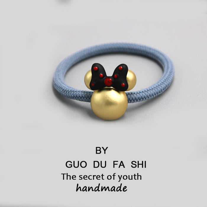 Jewelry WholesaleWholesale cute butterfly combined with gold Hair Scrunchies （M) JDC-HS-GDu003 Hair Scrunchies 国度 %variant_option1% %variant_option2% %variant_option3%  Factory Price JoyasDeChina Joyas De China