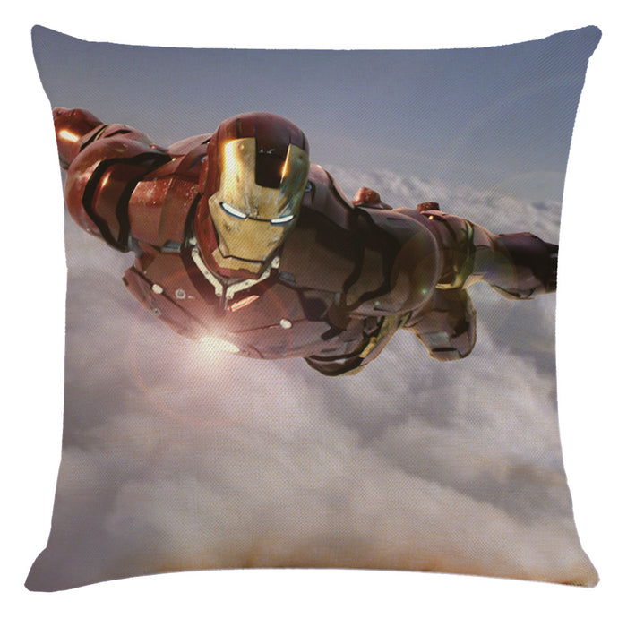 Wholesale Pillow Cover Hero Print Cotton Linen JDC-PW-Jiongkun009