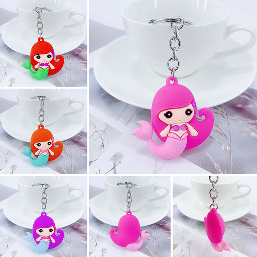 Jewelry WholesaleWholesale cartoon mermaid alloy keychain MOQ≥ 10 JDC-KC-yongz007 Keychains 永泽 %variant_option1% %variant_option2% %variant_option3%  Factory Price JoyasDeChina Joyas De China