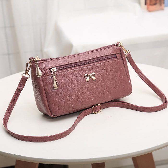 Wholesale Shoulder Bag PU Bow Small Square Bag Diagonal JDC-SD-Meiw003