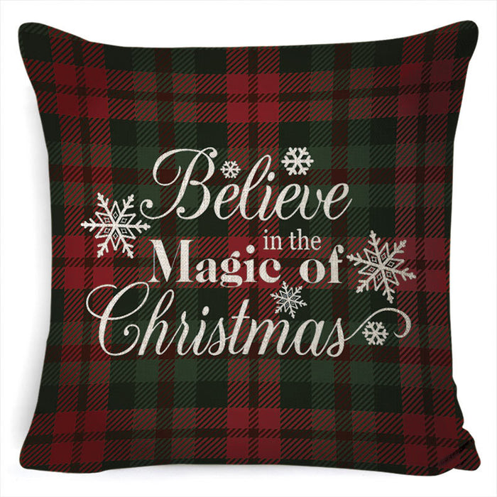 Wholesale Pillowcase Christmas Polyester Printing MOQ≥2 JDC-PW-Hehua002