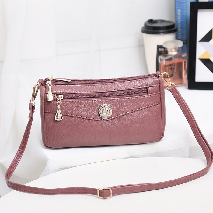 Wholesale Shoulder Bag PU Zipper Small Square Bag Diagonal JDC-SD-Meiw005