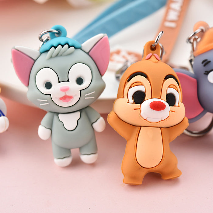 Wholesale Cartoon PVC Soft Rubber Keychain (M) JDC-KC-JXi008