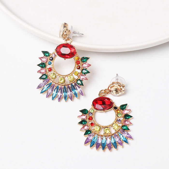 Jewelry WholesaleWholesale tassel alloy earrings JDC-ES-LIUM048 Earrings 榴芒 %variant_option1% %variant_option2% %variant_option3%  Factory Price JoyasDeChina Joyas De China