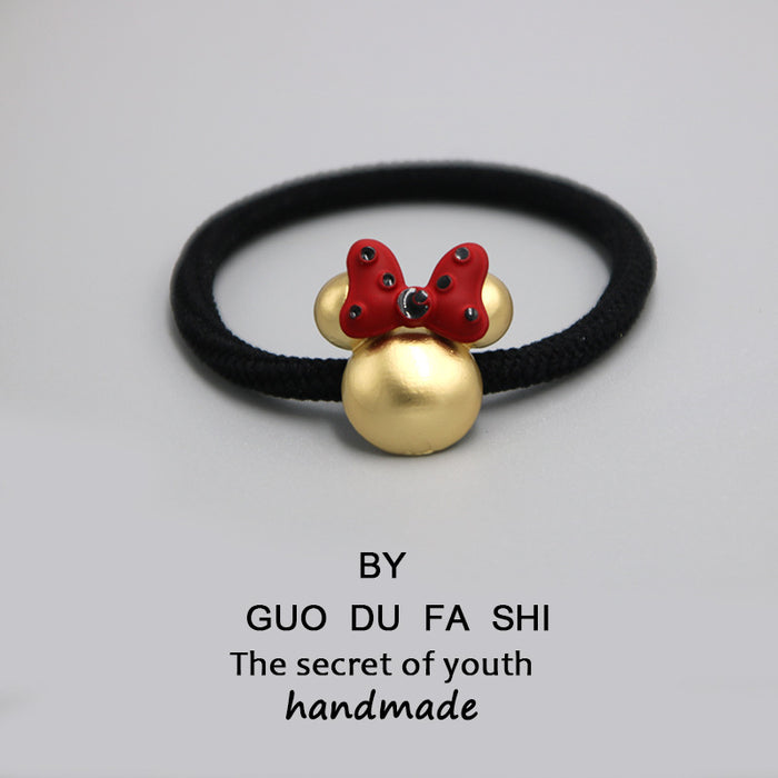 Jewelry WholesaleWholesale cute butterfly combined with gold Hair Scrunchies （M) JDC-HS-GDu003 Hair Scrunchies 国度 %variant_option1% %variant_option2% %variant_option3%  Factory Price JoyasDeChina Joyas De China