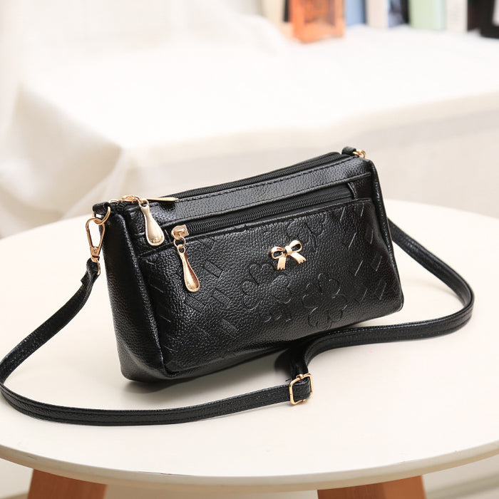 Wholesale Shoulder Bag PU Bow Small Square Bag Diagonal JDC-SD-Meiw003