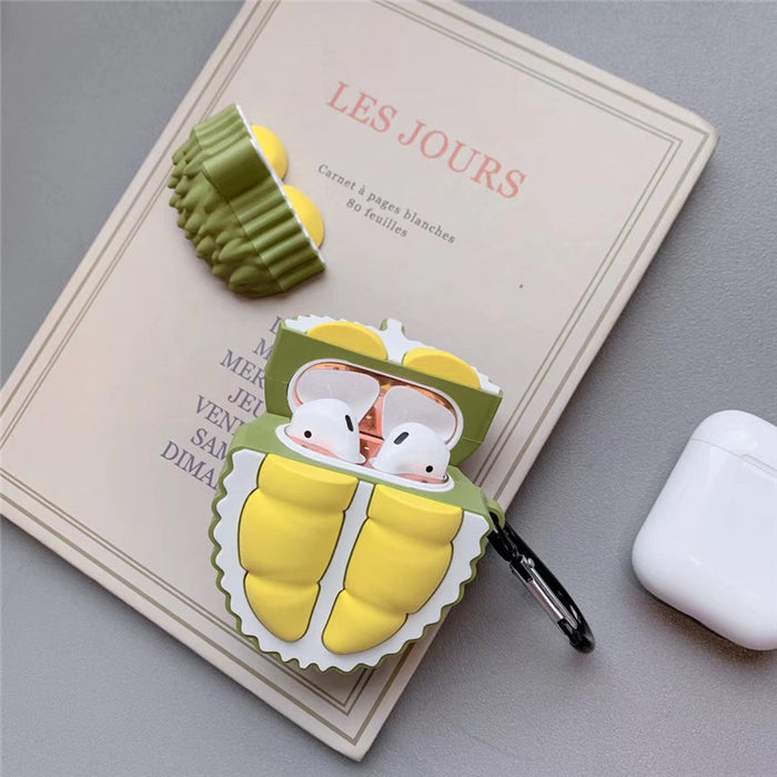 Wholesale Earphone Shell Silicone Cute Durian Airpods1/2 Protective Cover JDC-EPC-YSD032