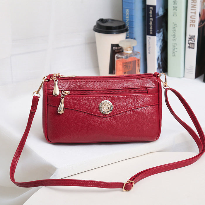 Wholesale Shoulder Bag PU Zipper Small Square Bag Diagonal JDC-SD-Meiw005