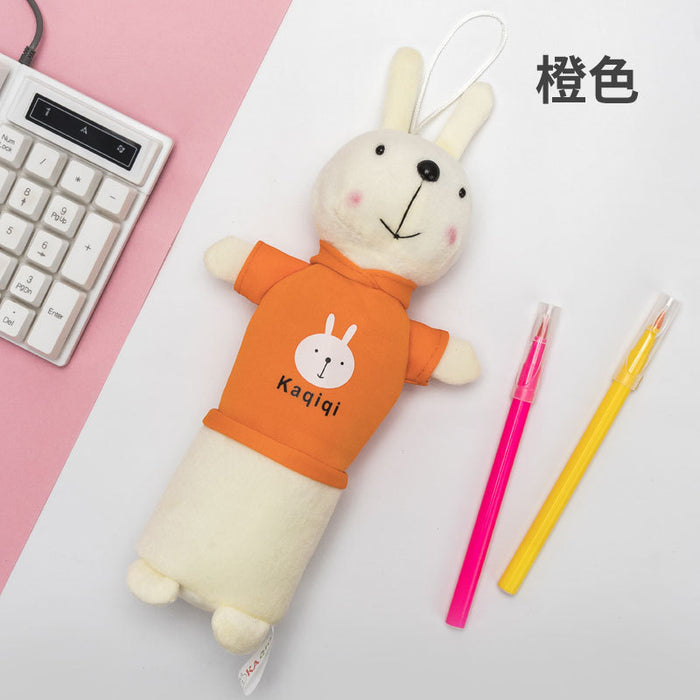 Wholesale Pen Bag Plush Cute Cartoon Rabbit Stationery Bag JDC-PC-WenJ001