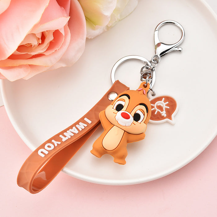 Wholesale Cartoon PVC Soft Rubber Keychain (M) JDC-KC-JXi008