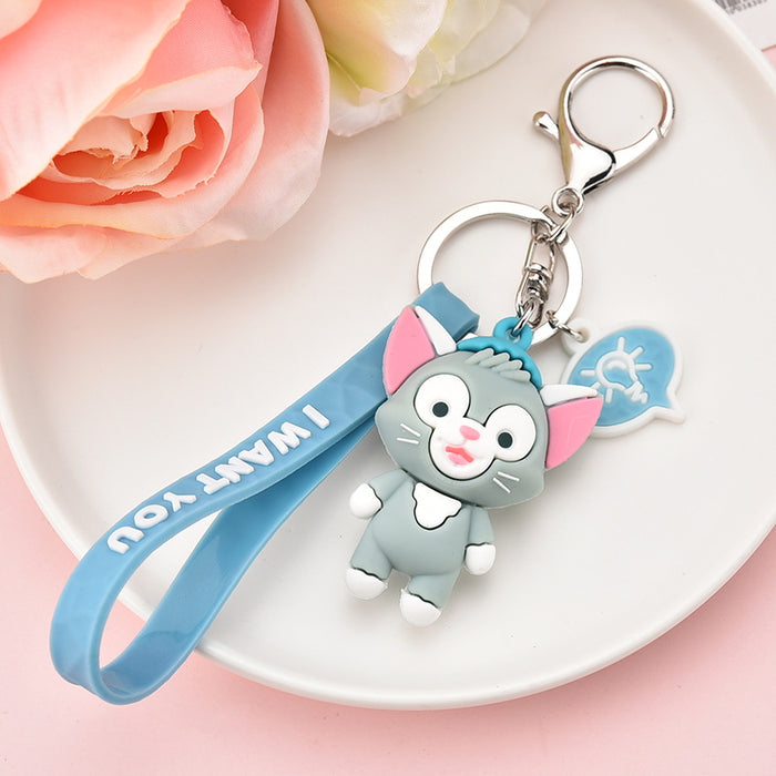 Wholesale Cartoon PVC Soft Rubber Keychain (M) JDC-KC-JXi008