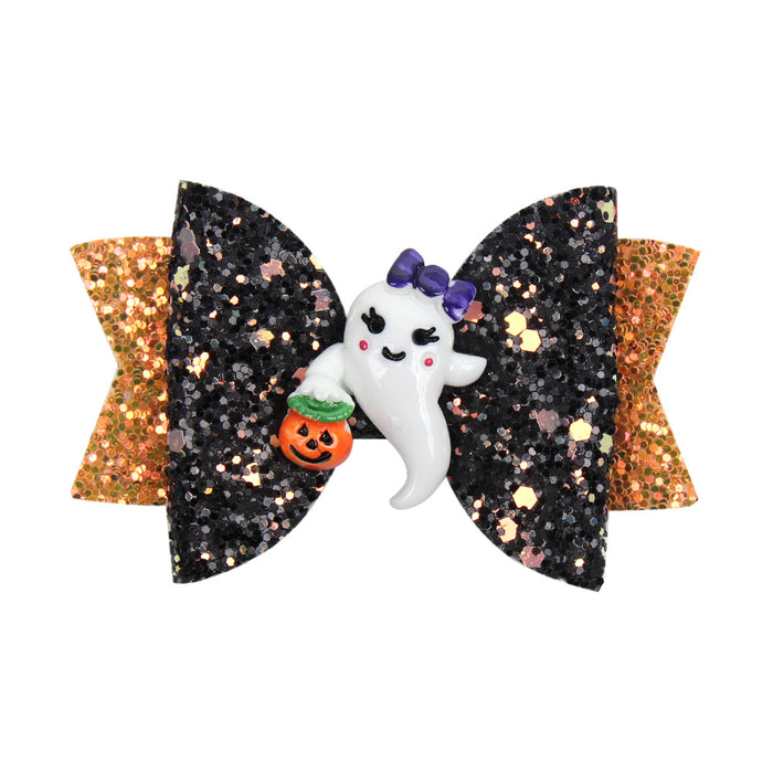 Wholesale Hair Clips Resin Bow Resin Halloween 20PCS JDC-HC-HaiS001