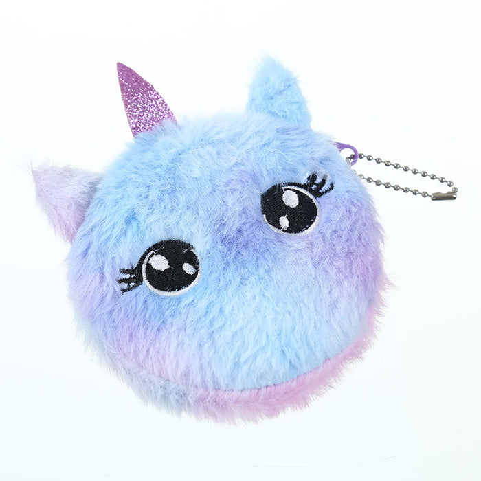 Wholesale Kids Cat Plush Wallet Keychain MOQ≥3 JDC-KC-SMS001