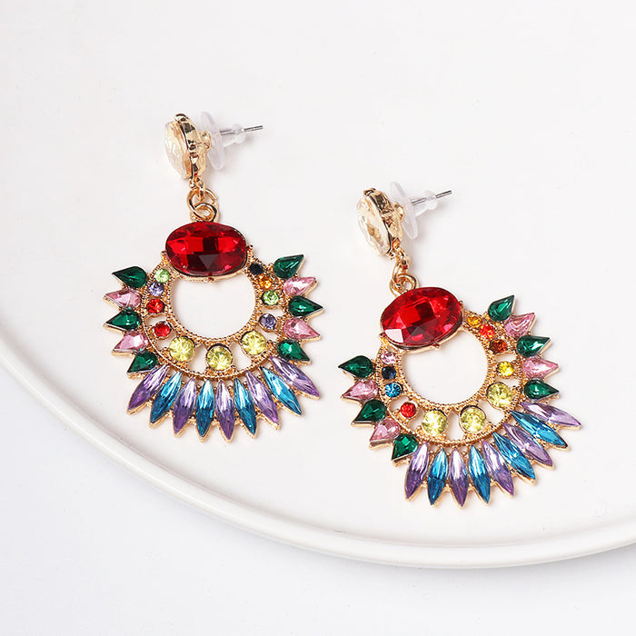 Jewelry WholesaleWholesale tassel alloy earrings JDC-ES-LIUM048 Earrings 榴芒 %variant_option1% %variant_option2% %variant_option3%  Factory Price JoyasDeChina Joyas De China