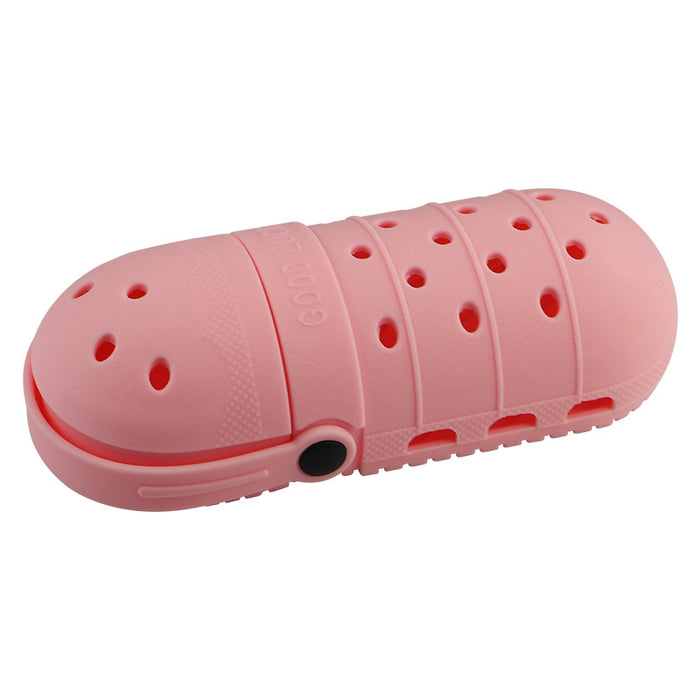 Wholesale Children's Silicone Croc Charms Pencil Case MOQ≥3 JDC-PB-TFeng001