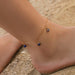 Jewelry WholesaleWholesale personality eye drops simple anklet JDC-AS-D017 Anklet 晴雯 %variant_option1% %variant_option2% %variant_option3%  Factory Price JoyasDeChina Joyas De China