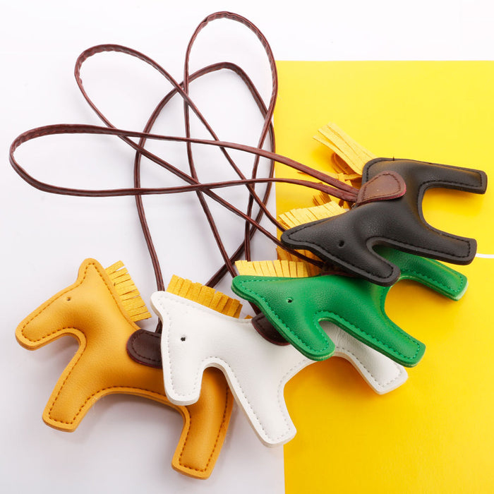 Jewelry WholesaleWholesale cartoon leather pony accessories keychain MOQ≥2 JDC-KC-QiShi020 Keychains 奇释 %variant_option1% %variant_option2% %variant_option3%  Factory Price JoyasDeChina Joyas De China