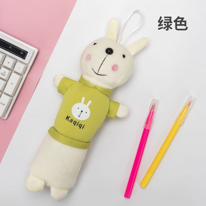 Wholesale Pen Bag Plush Cute Cartoon Rabbit Stationery Bag JDC-PC-WenJ001