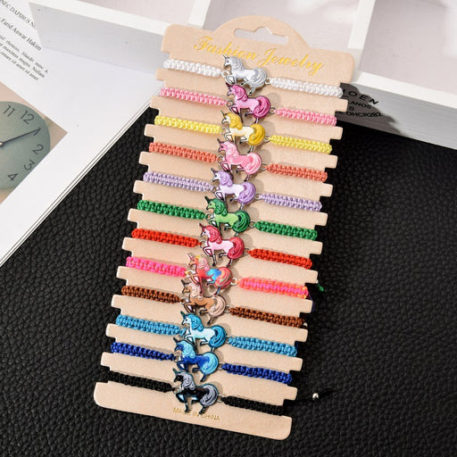 Jewelry WholesaleWholesale Alloy Mix and Match Bracelet Women's Colorful Wax Rope Hand Woven JDC-BT-ZheQ022 Bracelet 喆琦 %variant_option1% %variant_option2% %variant_option3%  Factory Price JoyasDeChina Joyas De China