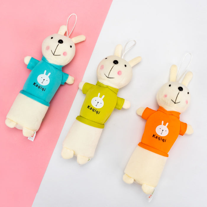 Wholesale Pen Bag Plush Cute Cartoon Rabbit Stationery Bag JDC-PC-WenJ001