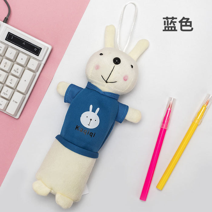 Wholesale Pen Bag Plush Cute Cartoon Rabbit Stationery Bag JDC-PC-WenJ001