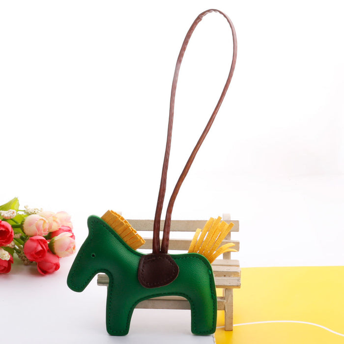 Jewelry WholesaleWholesale cartoon leather pony accessories keychain MOQ≥2 JDC-KC-QiShi020 Keychains 奇释 %variant_option1% %variant_option2% %variant_option3%  Factory Price JoyasDeChina Joyas De China