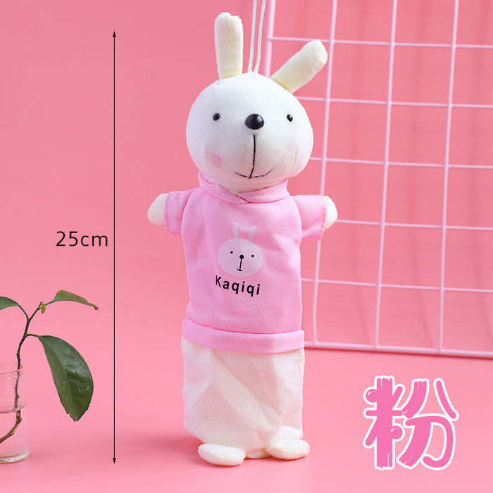 Wholesale Pencil Bags Plush Rabbit Cute MOQ≥2 JDC-PB-LGT002