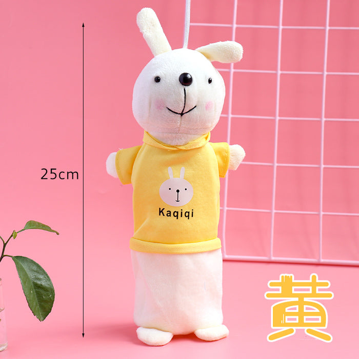 Wholesale Pencil Bags Plush Rabbit Cute MOQ≥2 JDC-PB-LGT002