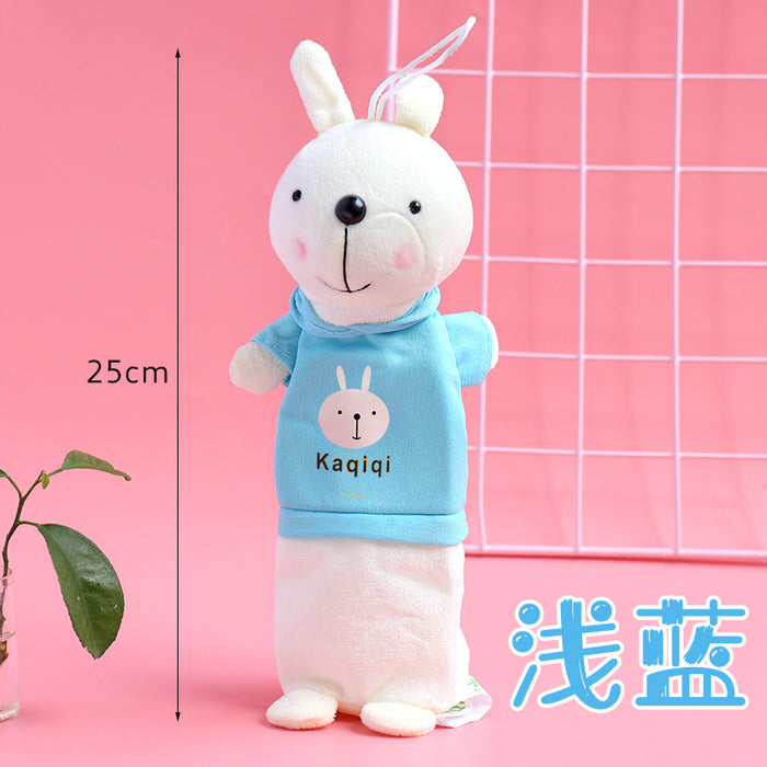 Wholesale Pencil Bags Plush Rabbit Cute MOQ≥2 JDC-PB-LGT002