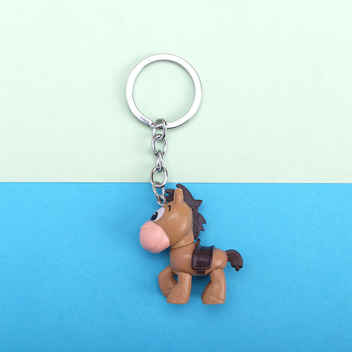 Wholesale of Cute Plastic Keychains JDC-KC-QMou023