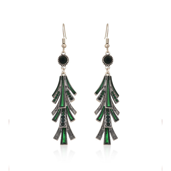 Jewelry WholesaleWholesale long alloy tassel drip oil earrings JDC-ES-daiq014 Earrings 黛茜 %variant_option1% %variant_option2% %variant_option3%  Factory Price JoyasDeChina Joyas De China