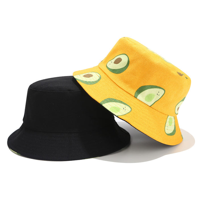 Wholesale Avocado Double Sided Bucket Hat JDC-FH-LvYi014