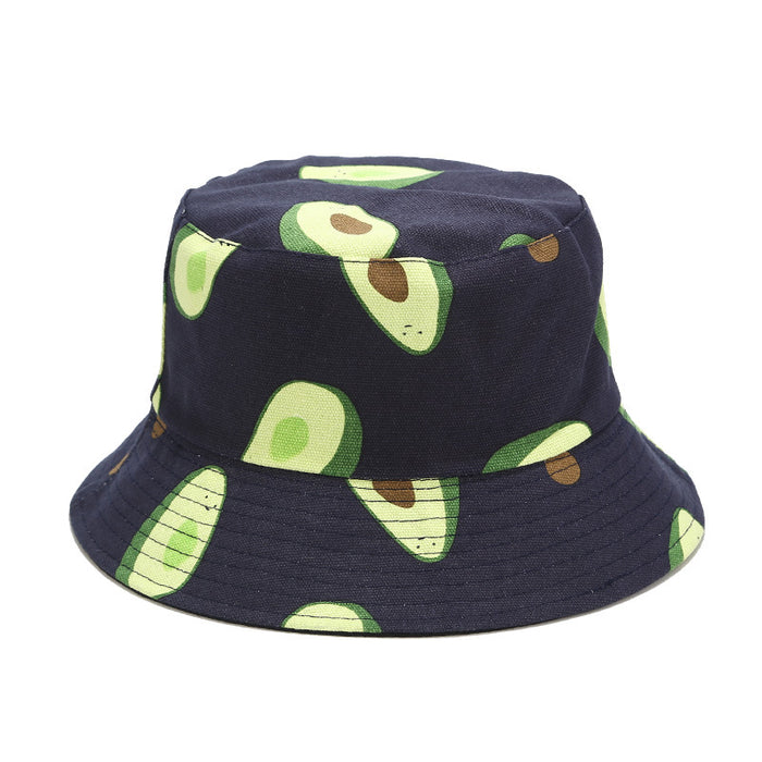 Wholesale Avocado Double Sided Bucket Hat JDC-FH-LvYi014