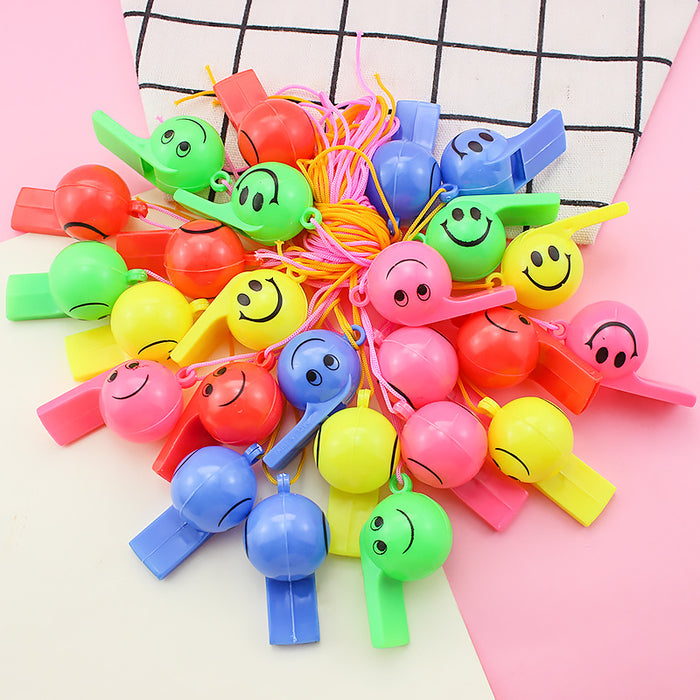 Jewelry WholesaleWholesale smiley face children color plastic whistle JDC-FT-SUF006 fidgets toy 苏帆 %variant_option1% %variant_option2% %variant_option3%  Factory Price JoyasDeChina Joyas De China