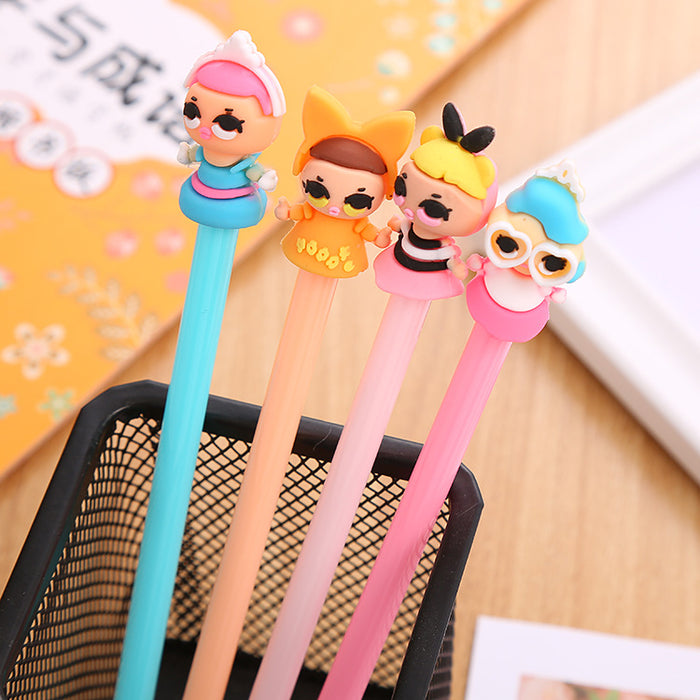 Jewelry WholesaleWholesale Cute Princess Cartoon Plastic Ballpoint Pen JDC-BP-Liuj001 Ballpoint Pen 柳锦 %variant_option1% %variant_option2% %variant_option3%  Factory Price JoyasDeChina Joyas De China